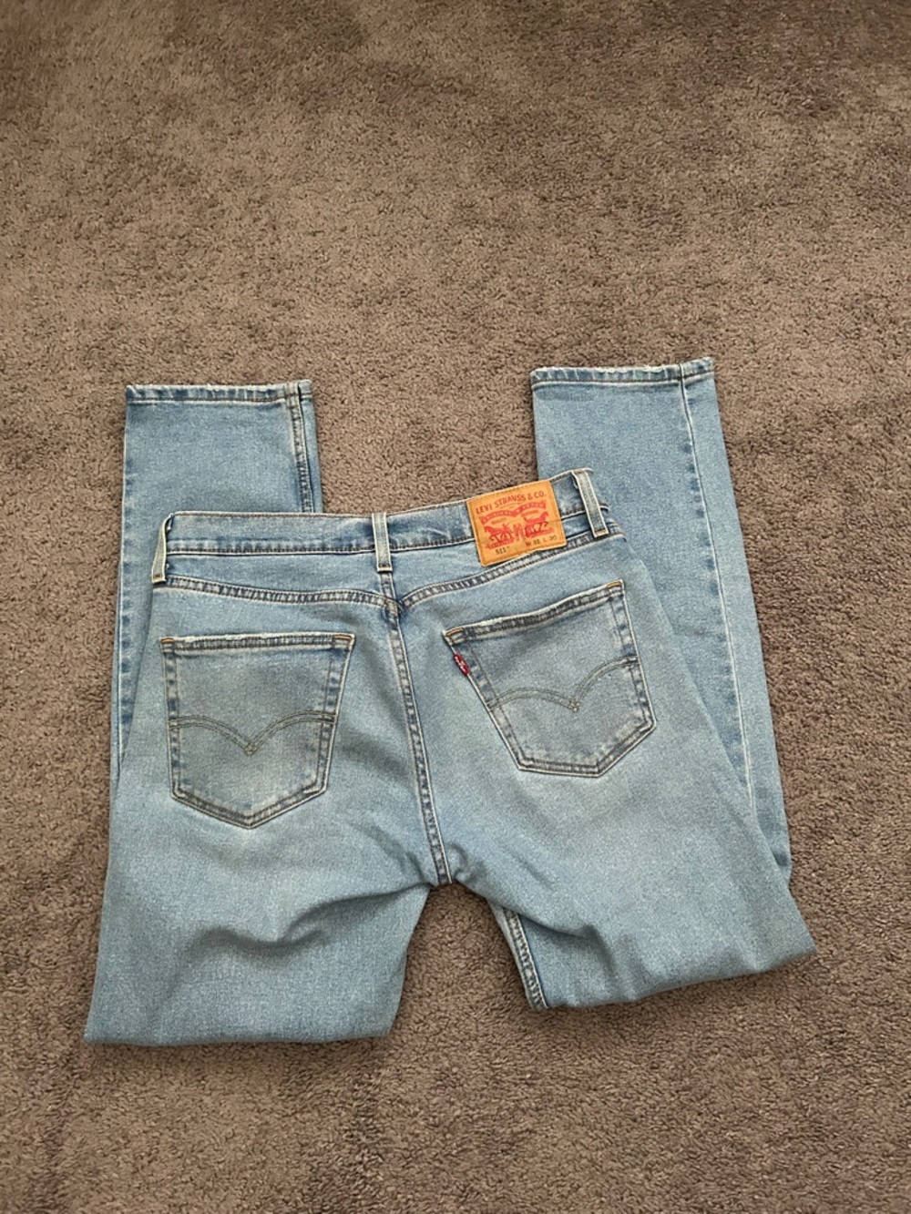Levi's Men's Light Wash Straight Jeans